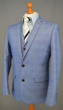 Mens blue checked for sale  Shipping to Ireland