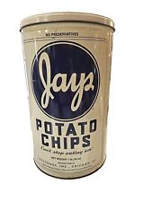canister tin jays chip potato for sale  Arkdale