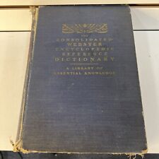 Diccionario de referencia enciclopédica consolidado Webster Essential Knowlege 1948  segunda mano  Embacar hacia Argentina