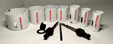 Craftsman Bi-Metal Hole Saw Set 13 Pieces 1", 1.25", 1.5", 1.75", 2", 2.5"  EUC for sale  Shipping to South Africa