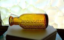 Kenton Pharm Co. Covington KY Mini 2 5/8" Amber Glass Hair Tint Dye Bottle 1920 for sale  Shipping to South Africa