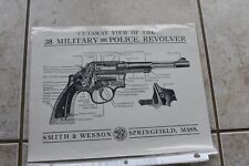 Revólver de policía Smith & Wesson vintage década de 1960 Cutaway View 38 segunda mano  Embacar hacia Mexico