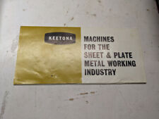 Keetona machines sheet for sale  USA