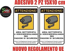Adesivo cartello area usato  Italia