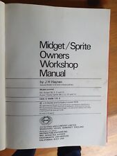 mg midget haynes manual for sale  CLITHEROE