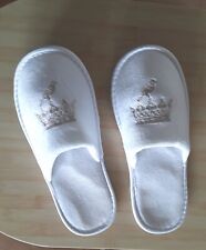 white towelling slippers for sale  EASTBOURNE