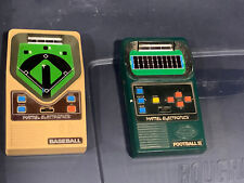 Used, Mattel Handheld Baseball & Football Electronic Games 1978 for sale  Medfield