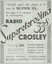 W7030 radio crosley usato  Villafranca Piemonte