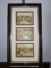 Framed trio hunting for sale  BARROW-UPON-HUMBER