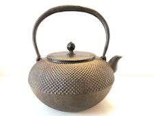 Japanese Cast Iron Handmade Antique Teapot. Signed Tetsubin No Leak No Coating for sale  Shipping to South Africa