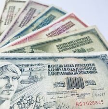 Yugoslavia 1978 6 x billetes dinares antiguos Serbia Macedonia Montenegro Croacia +++ segunda mano  Embacar hacia Argentina