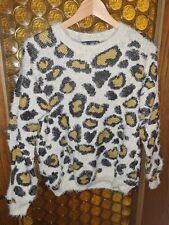 Kuscheliger leoparden pullover gebraucht kaufen  Aachen