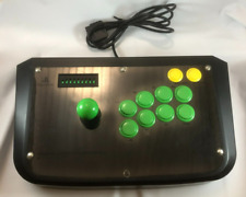 Bastão de luta HORI Real Arcade Pro PS1 (preto com botões verdes e amarelos) comprar usado  Enviando para Brazil