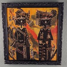 Vintage batik painting for sale  MANCHESTER