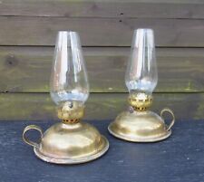 Pair 1930 brass for sale  WOODHALL SPA