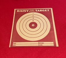 Objetivo de rifle de aire comprimido de papel Daisy de colección, PLYMOUTH, MI NOS segunda mano  Embacar hacia Mexico