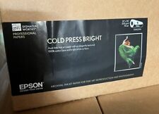 Papel fotográfico de inyección de tinta mate brillante Epson prensa en frío rollo de 24" x 50' S042314 segunda mano  Embacar hacia Argentina