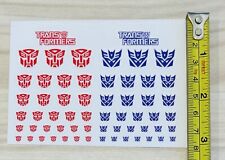 Transformers symbol decals for sale  Shipping to Ireland