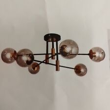 Modern Ceiling Light Fitting With Spherical Glass Shades - New In Box for sale  Shipping to South Africa