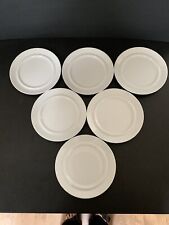 Set (6)-Rosenthal studio-linie Germany-White Porcelain Bread Plates w/Rim 6-5/8” for sale  Shipping to South Africa