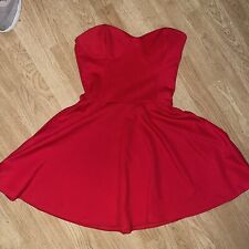 Red bandeau skater for sale  ROCHFORD