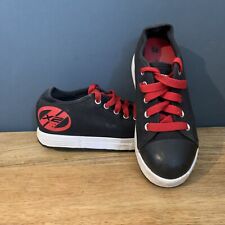 Heelys Fresh X2 Black Red Canvas Skate Shoe UK Size 2 One Set Of Wheels Trainer for sale  Shipping to South Africa