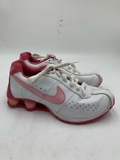 Tênis Nike Shox Classic II Feminino Couro Branco Rosa Tamanho 10 Amortecedores, usado comprar usado  Enviando para Brazil