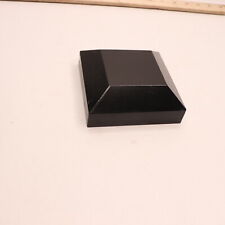 Poste de cerca quadrada alumínio preto 4-1/4"L x 4-1/4"L x 1-1/2" H, usado comprar usado  Enviando para Brazil