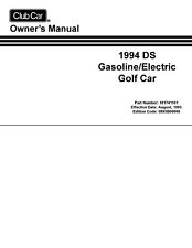 Service Maint Manual Fits 1994 Club Car DS Gas Electric Golf Cart - 3 Manual SET for sale  Shipping to South Africa