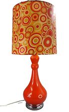 Vintage orange lamp for sale  Cut Off
