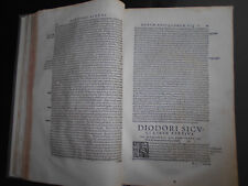 Usado, 1578 Diodorus Siculus Bibliotheca Historica 31x20cm livro raro história universal comprar usado  Enviando para Brazil