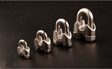 Used, 304 Stainless Steel Wire Rope Cable Clip Clamping Ring Accessories Size M2-M12 for sale  Shipping to South Africa