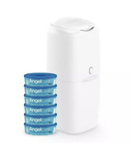 Angelcare Nappy Disposal System & Cassettes Nappies/Diapers Cleaning Bin 6Pk for sale  Shipping to South Africa