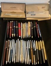 Lote 50+ Canetas Vintage CROSS SHEAFFER PAPERMATE CORAÇÕES DUPLOS Ponteiros Peças Caixas comprar usado  Enviando para Brazil