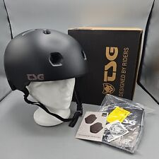 Capacete de skate TSG Meta G XL BMX bicicleta cetim mostrador preto ajuste comprar usado  Enviando para Brazil