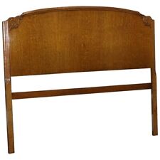 Used, VINTAGE ART DECO OAK DOUBLE CARVED HEADBOARD for sale  Shipping to South Africa