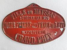 Ancienne plaque concours d'occasion  Forcalquier