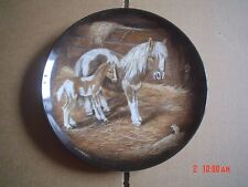 Kaiser Collectors Wall Plate THE VISITOR - THE STABLE DOOR COLLECTION Pony. , used for sale  Shipping to South Africa