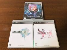 (Set of 3) Final Fantasy XIII 13-2 Lightning Returns Sony PlayStation 3 PS3 JP for sale  Shipping to South Africa