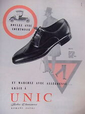 Publicité chaussures unic d'occasion  Compiègne