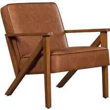 leather accent chair faux for sale  USA