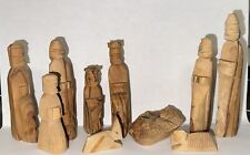 Nativity scene wooden for sale  North Wales