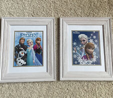 Conjunto De Walt Disney Frozen Personalizado Framed Art impressão Childrens Quarto Elsa E Anna 15x18 comprar usado  Enviando para Brazil