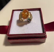 Anello ambra oro usato  La Spezia