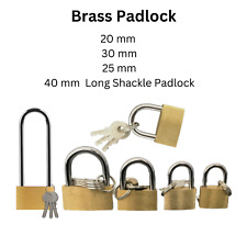Brass padlock small for sale  LEICESTER