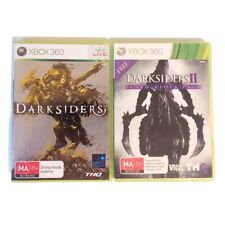 Darksiders 1 & II 2 Microsoft Xbox 360 completo na caixa com pacote manual lote 2 jogos comprar usado  Enviando para Brazil