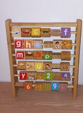 Wooden ababacus alphabet for sale  Shipping to Ireland