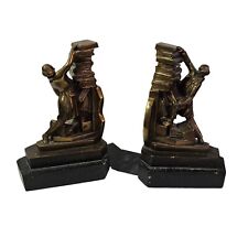 Metal bookends man for sale  Shipping to Ireland