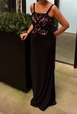 Dynasty Black Evening Gown Size 10 for sale  Shipping to South Africa
