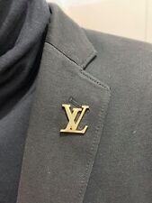 Broche Louis Vuitton LV tamaño vintage, prendedor de solapa - dorado segunda mano  Embacar hacia Mexico